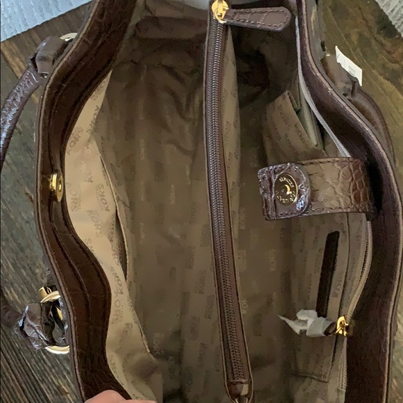 Michael Kors Snake Embossed Handbag Bag - Picture 6 of 8